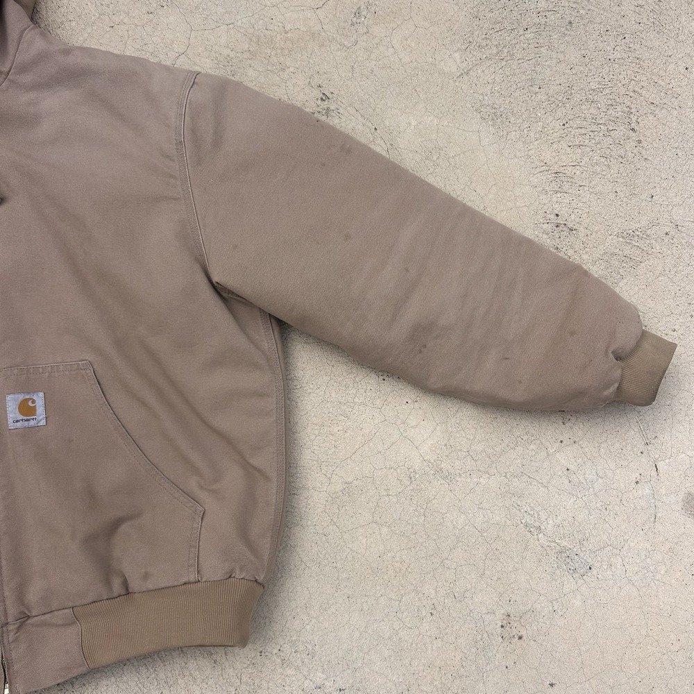 CARHARTT WIP‎ OG ACTIVE JACKET TAN CANVAS  XL QUILTED - Picture 3 of 12